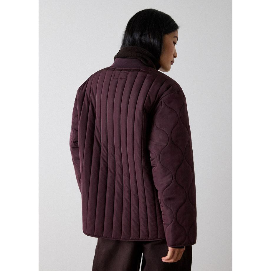 Whistles Button Through Quilted Manteau  