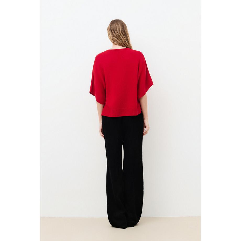 Caroll Pullover con maniche a pipistrello corte  