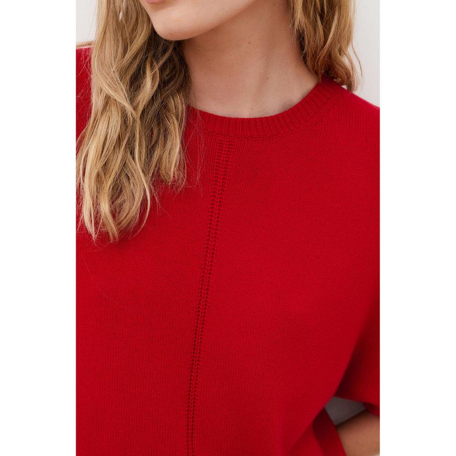 Caroll Pullover con maniche a pipistrello corte  