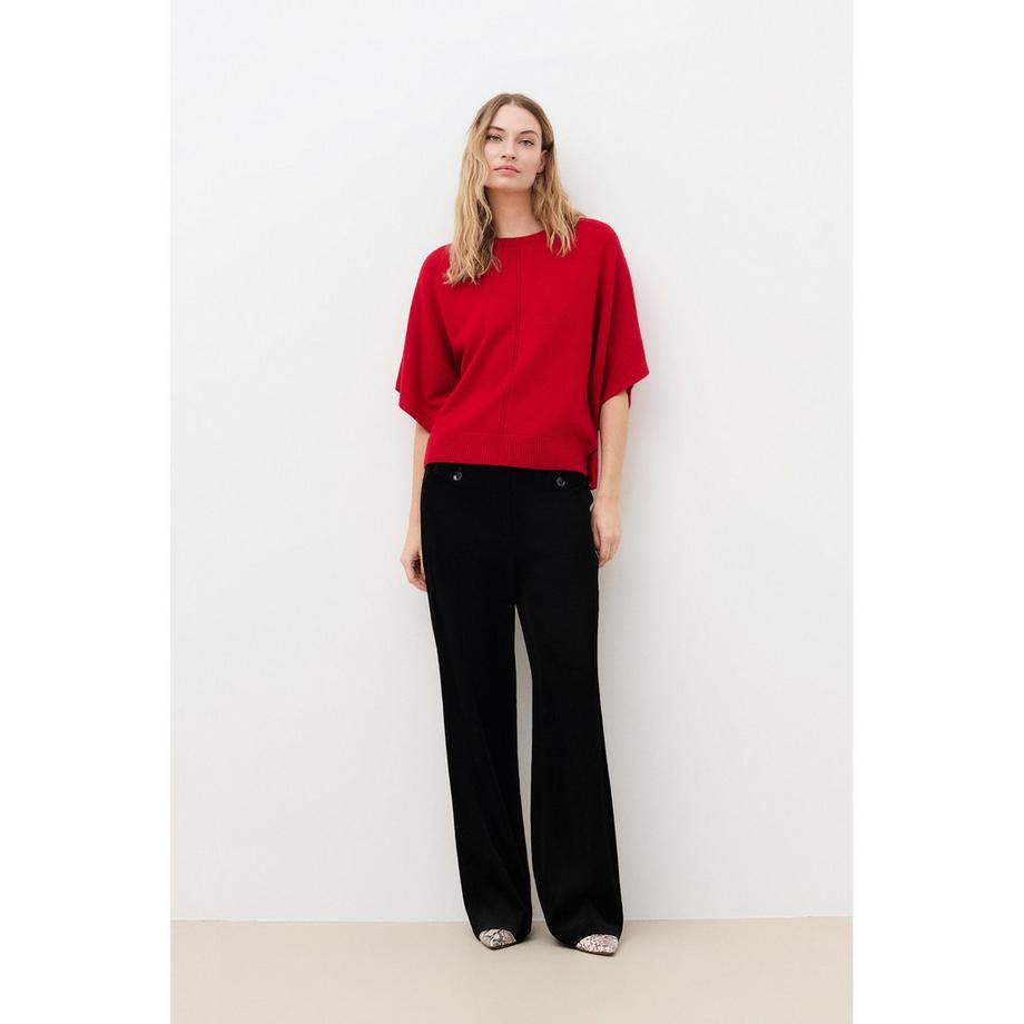 Caroll Pullover con maniche a pipistrello corte  