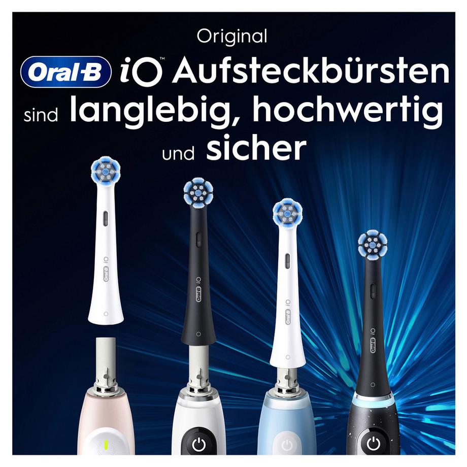 Oral-B Brossettes originales iO Nettoyage Douceur iO Sanfte Reinigung, 5 Aufsteckbürsten 