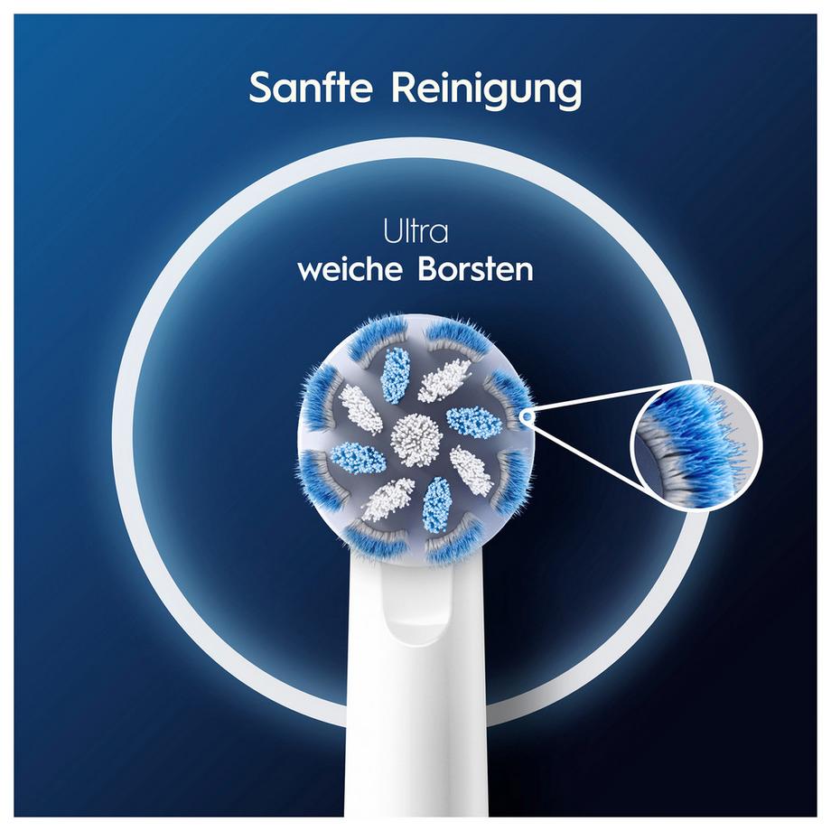 Oral-B Testine di ricambio Pro Sensitive Clean Pro Sensitive Clean Aufsteckbürsten, 4+1 