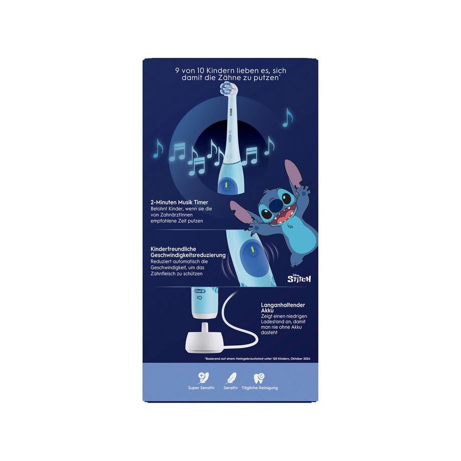 Oral-B Brosse à dents électrique iO Kids 6+ Stitch iO Kids 6+ mit Reiseetui Stitch 