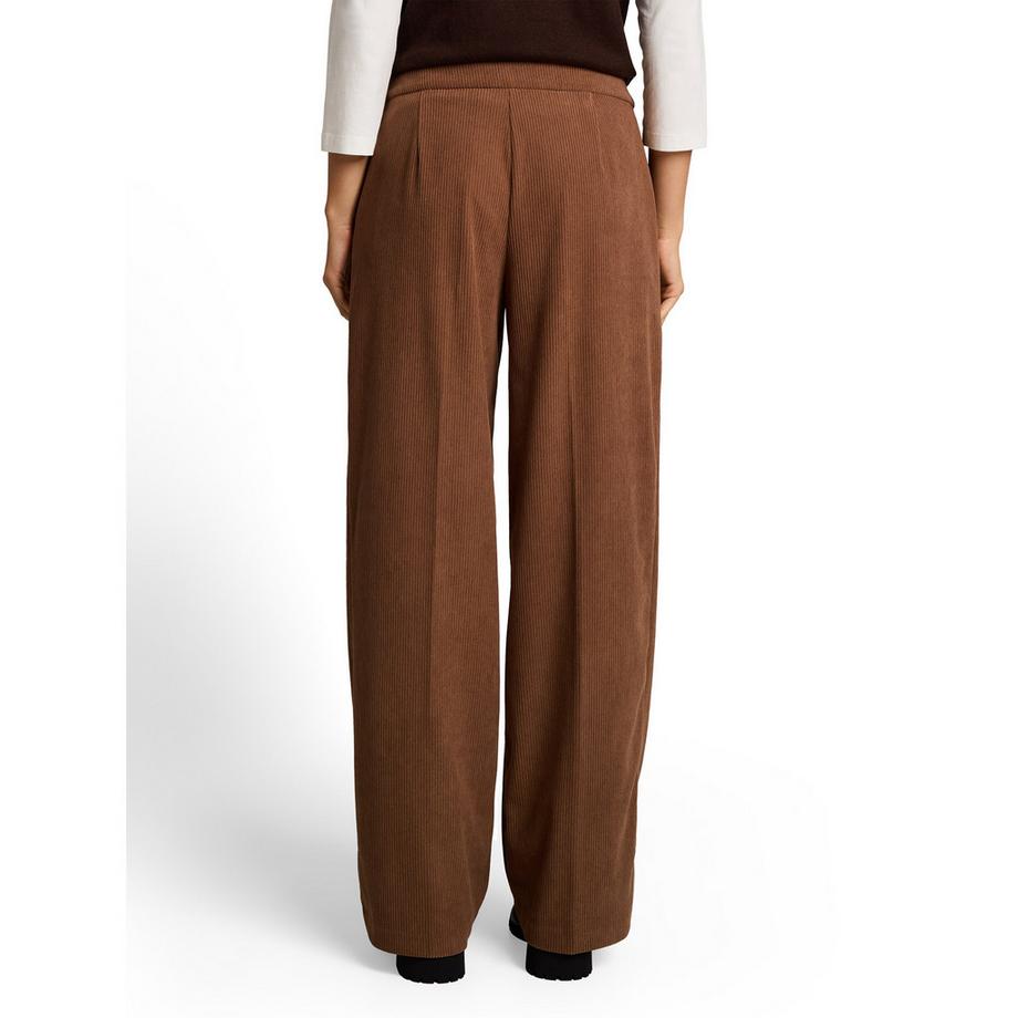 TOM TAILOR Pantalon large en velours côtelé  