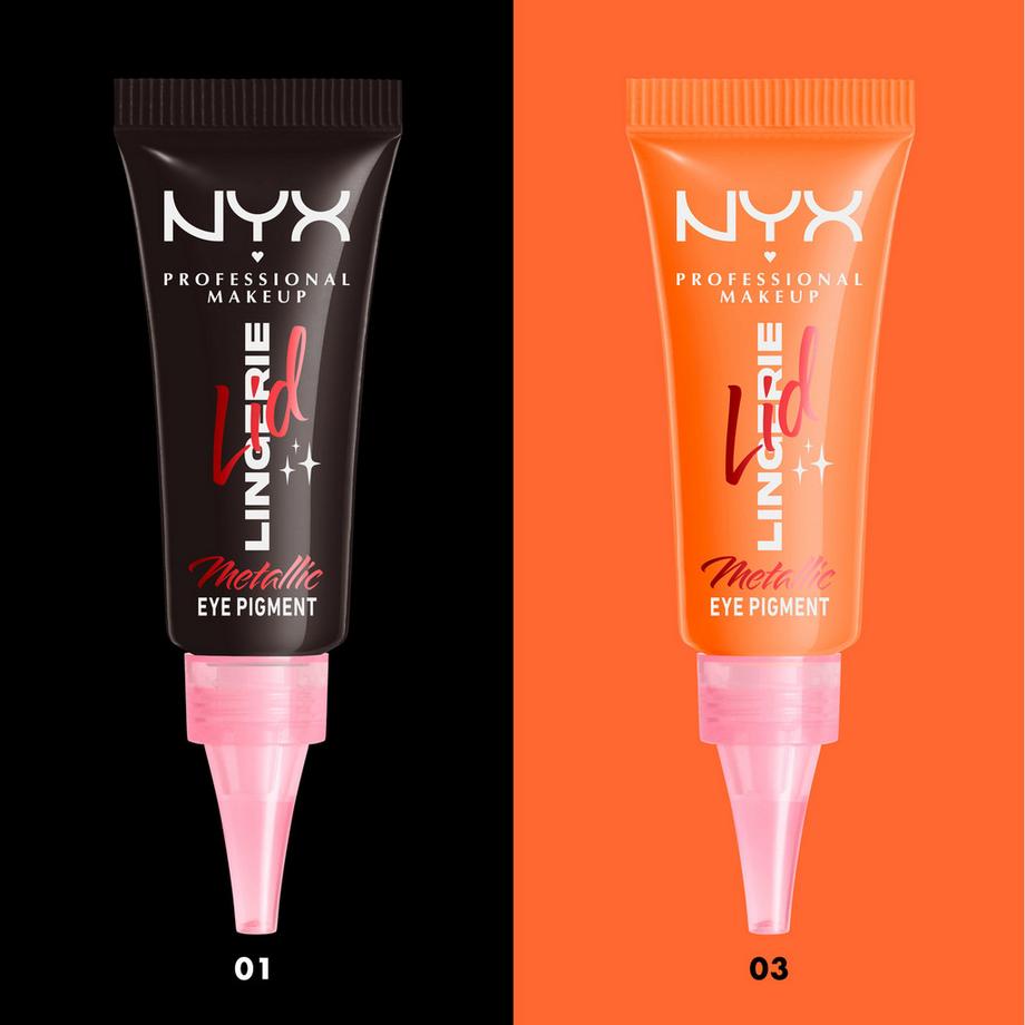 NYX-PROFESSIONAL-MAKEUP  Ombretto metallizzato Lid Lingerie Cream Eye Pigment 