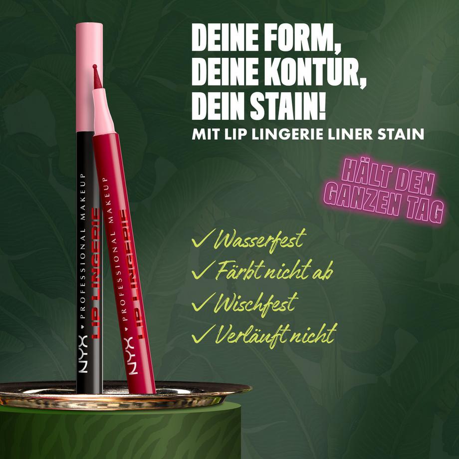 NYX-PROFESSIONAL-MAKEUP  Lip Lingerie Lip Liner Stain Seamless All Day Stain Waterproof 