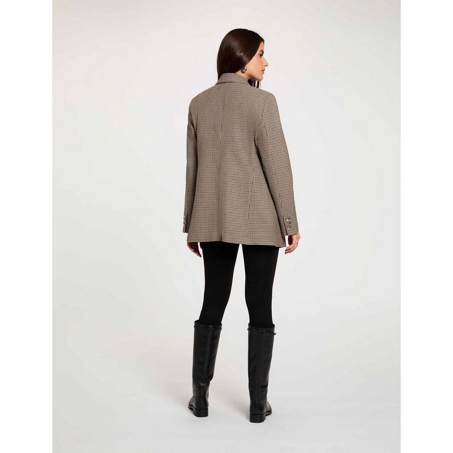 MORGAN Blazer a doppio petto motivo Houndstooth  