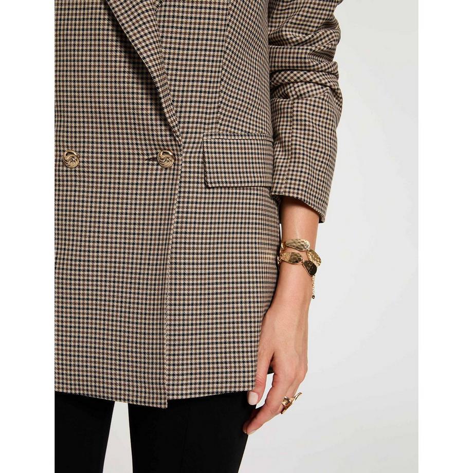 MORGAN Blazer a doppio petto motivo Houndstooth  