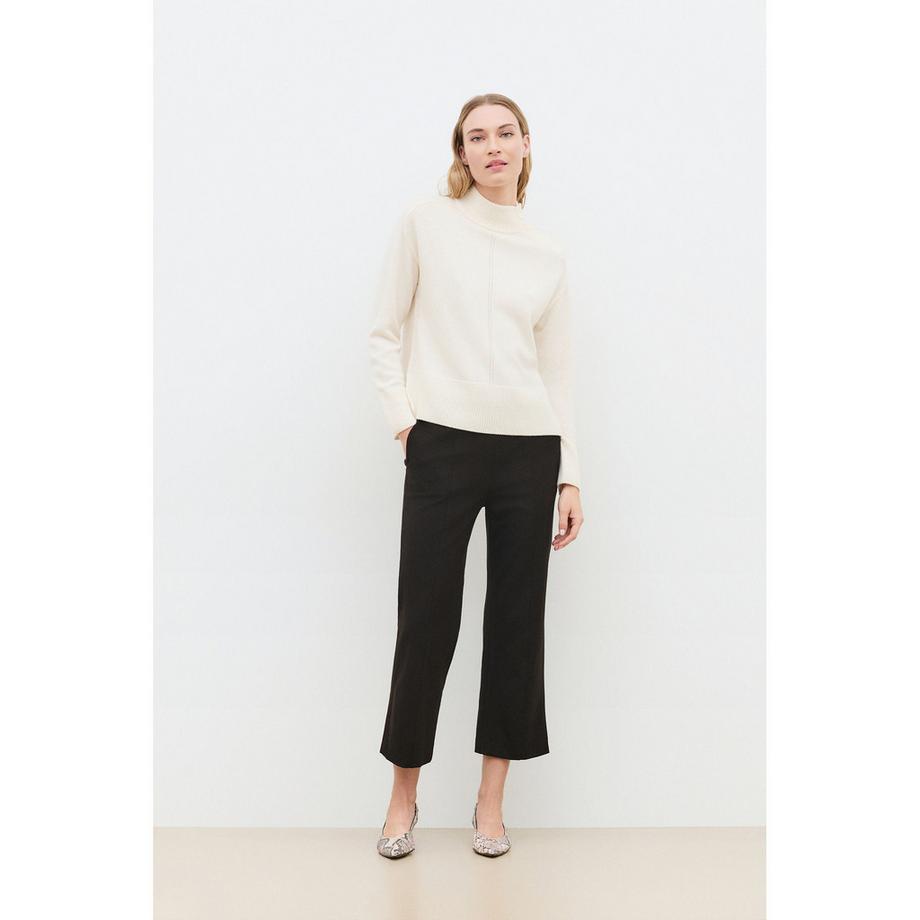 Caroll Pull col roulé avec détails boutons  