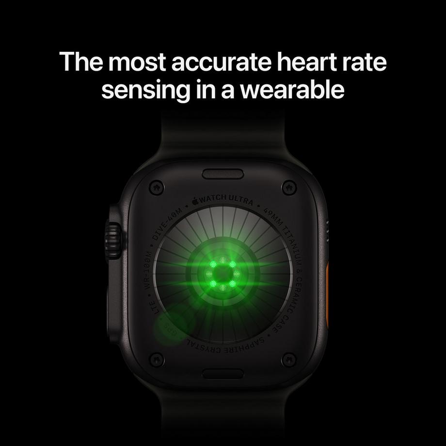 Apple AW Ultra 4 GPS + CEL 49mm Black Titanium Case with Black Ocean Band Smartwatch 