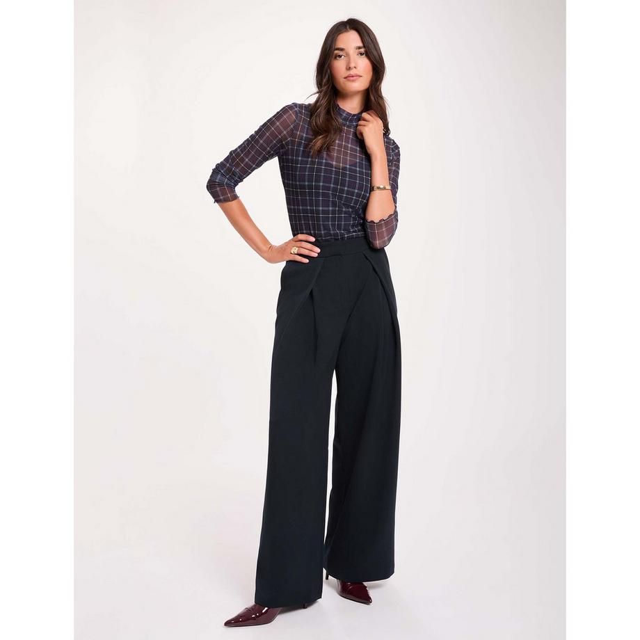 MORGAN Pantaloni larghi con pinces  