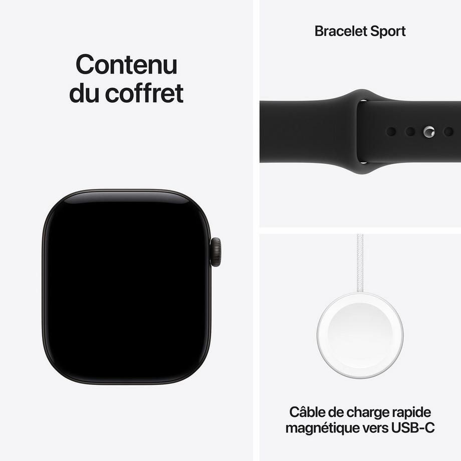 Apple AW 12 46 BK AL BK SB ML Smartwatch 