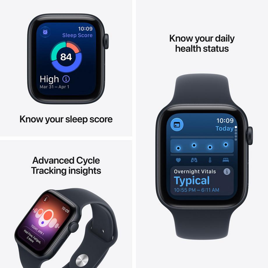 Apple AW SE 3 44 S AL S SB SM Smartwatch 