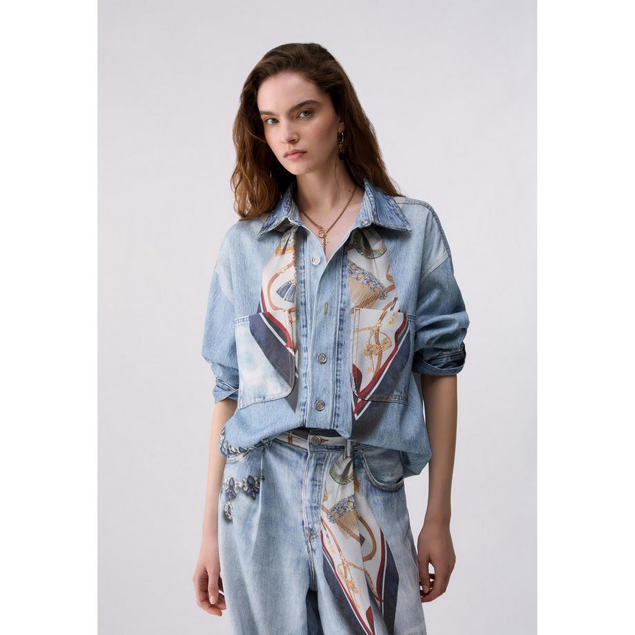 Blouse en jeans