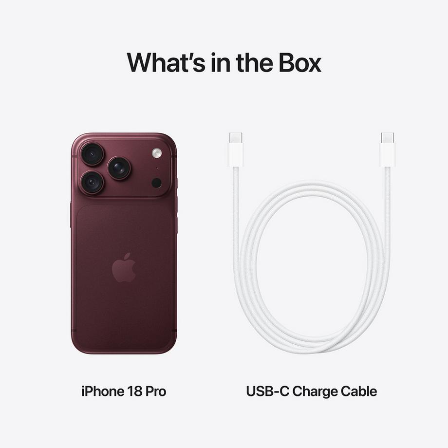 Apple iPhone 18 Pro 1TB Smartphone 