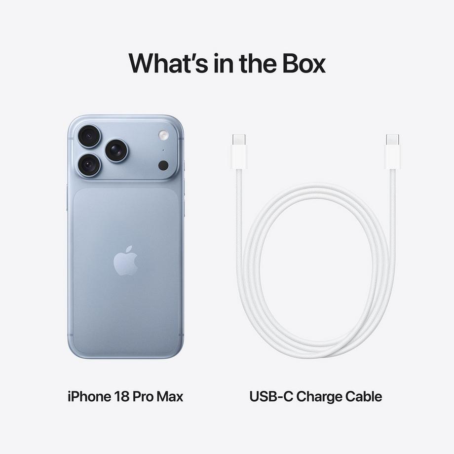 Apple iPhone 18 Pro Max 1TB Smartphone 