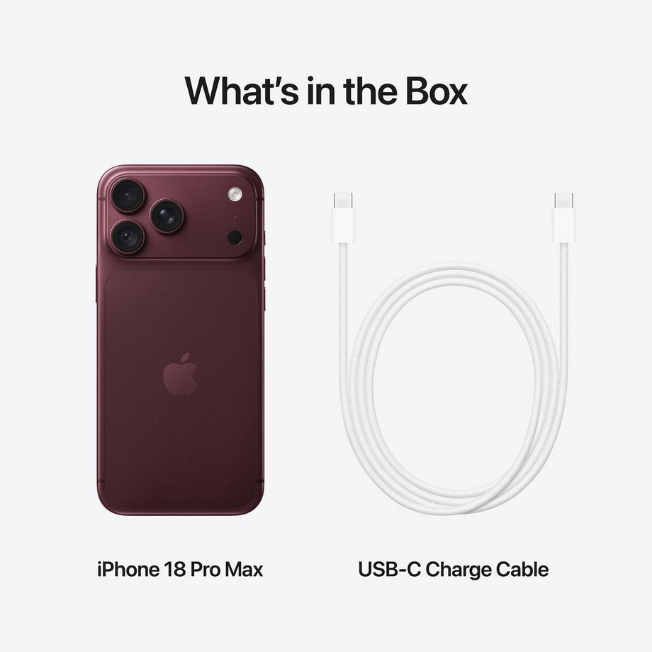 Apple iPhone 18 Pro Max 2TB Smartphone 