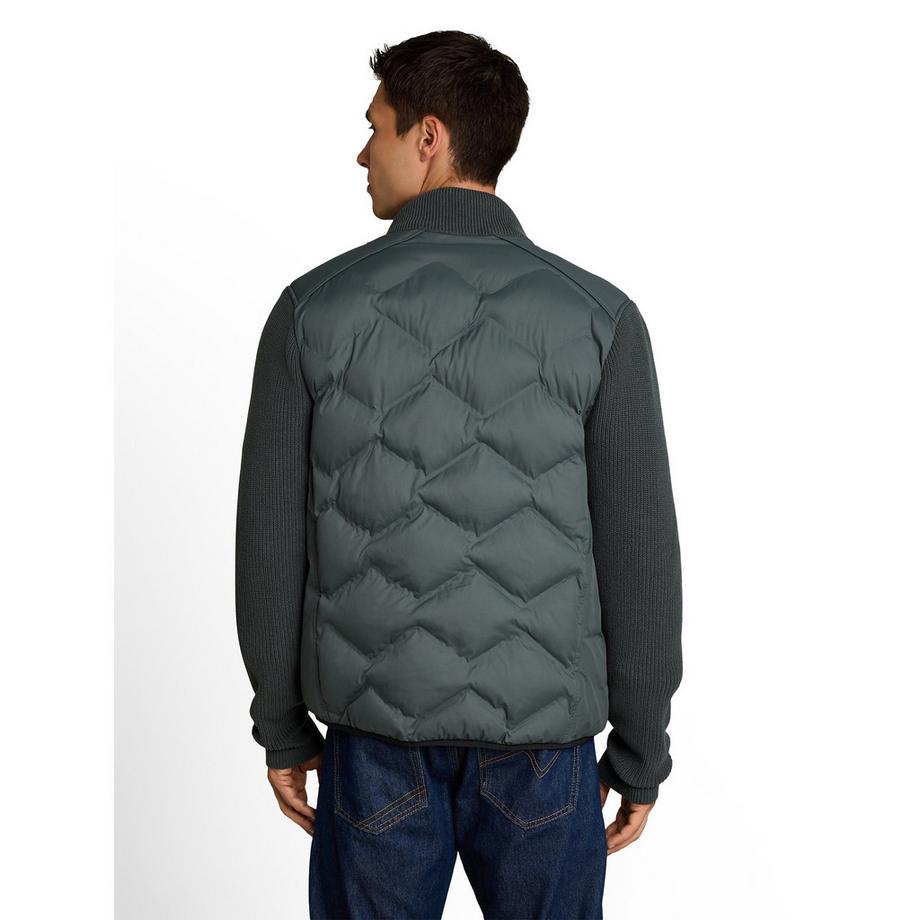 TOM TAILOR Gilet imbottito con maniche a maglia  