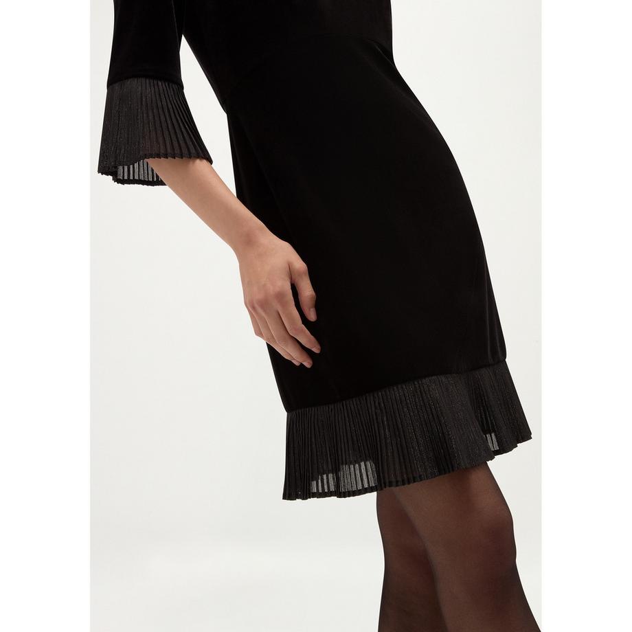 HOBBS Vestito Ashley con orlo plissettato  