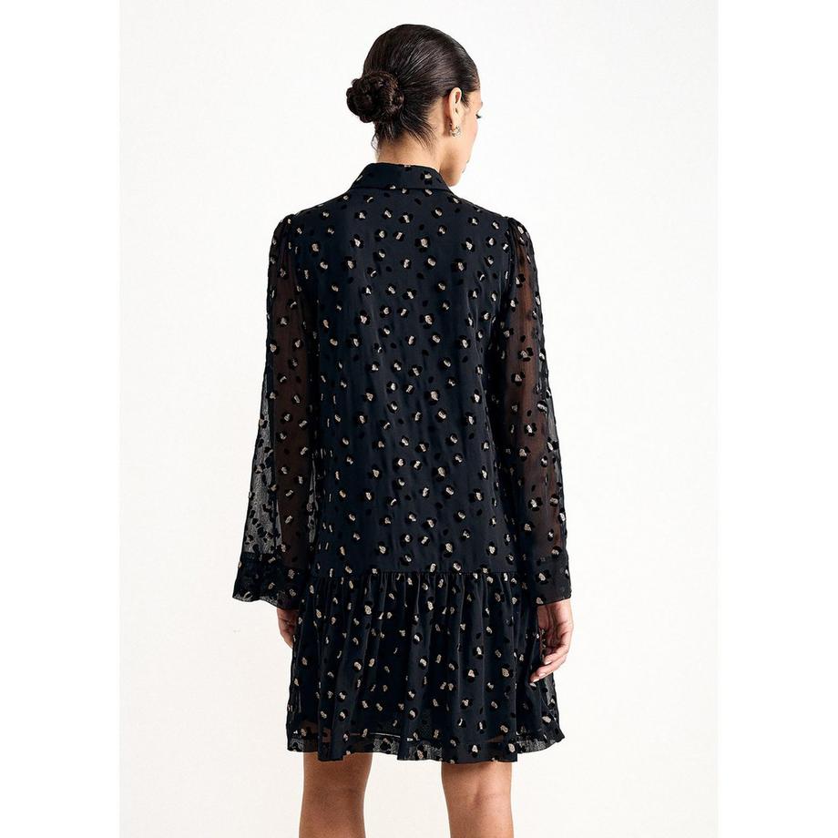 Phase Eight Vestito Ines a pois con collo a fiocco  