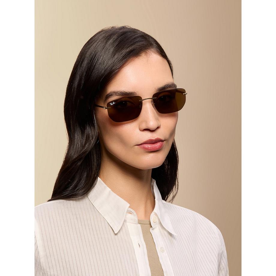 Ray-Ban Sonnenbrillen Occhiali da sole rettangolari senza montatura  
