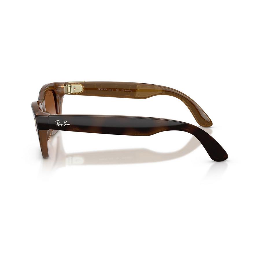 RAY-BAN WEARABLE Sonnenbrillen Lunettes de soleil Cat Eye motif écaille  