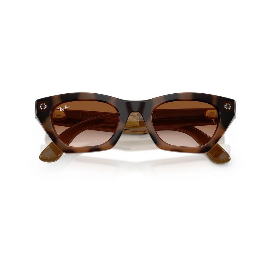 RAY-BAN WEARABLE Sonnenbrillen Lunettes de soleil Cat Eye motif écaille  