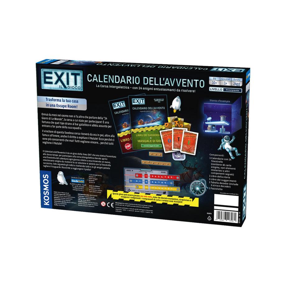 GIOCHI UNITI  EXIT Calendario dell'Avvento: La Corsa Intergalattica 