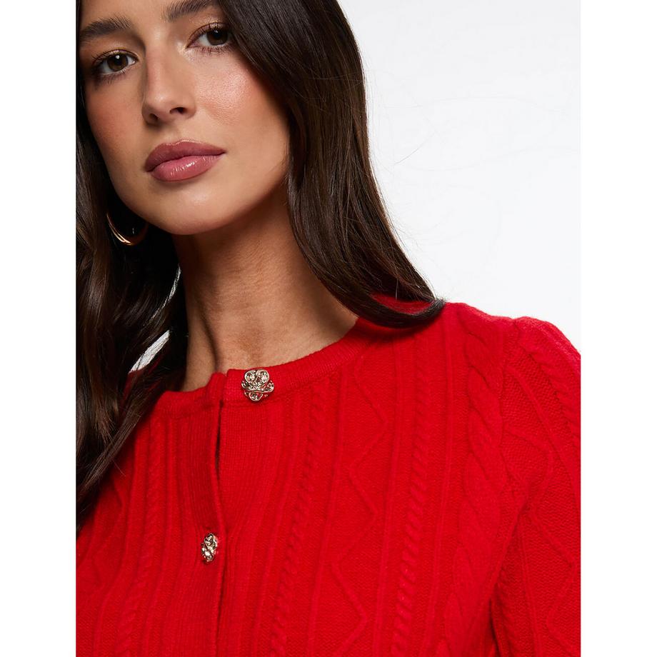MORGAN Cardigan a maglia con bottoni decorativi  