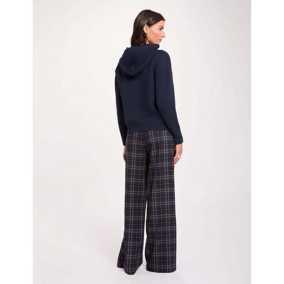 MORGAN Pantaloni a gamba larga a quadri  