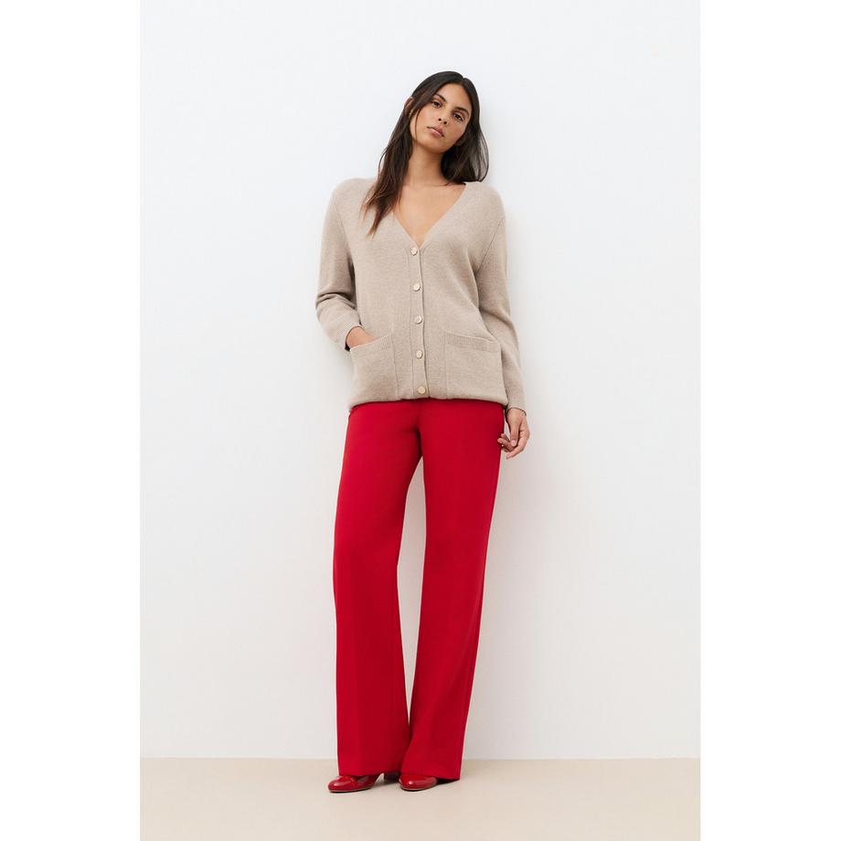 Caroll Cardigan collo a V con tasche anteriori  