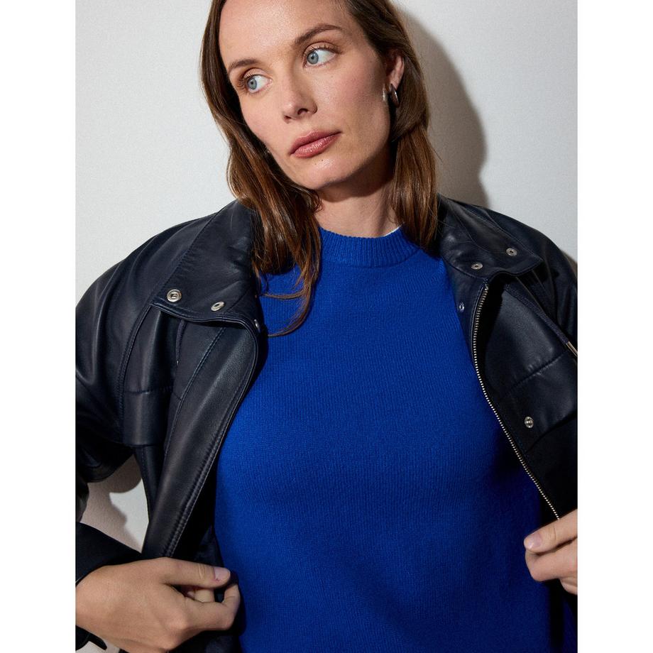 Whistles Wool Knitted T-shirt Maniche Corte  