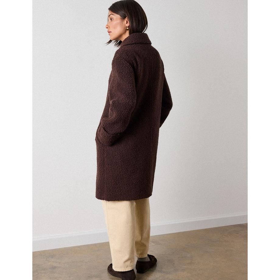 Whistles Boucle Wool Car Mantel  
