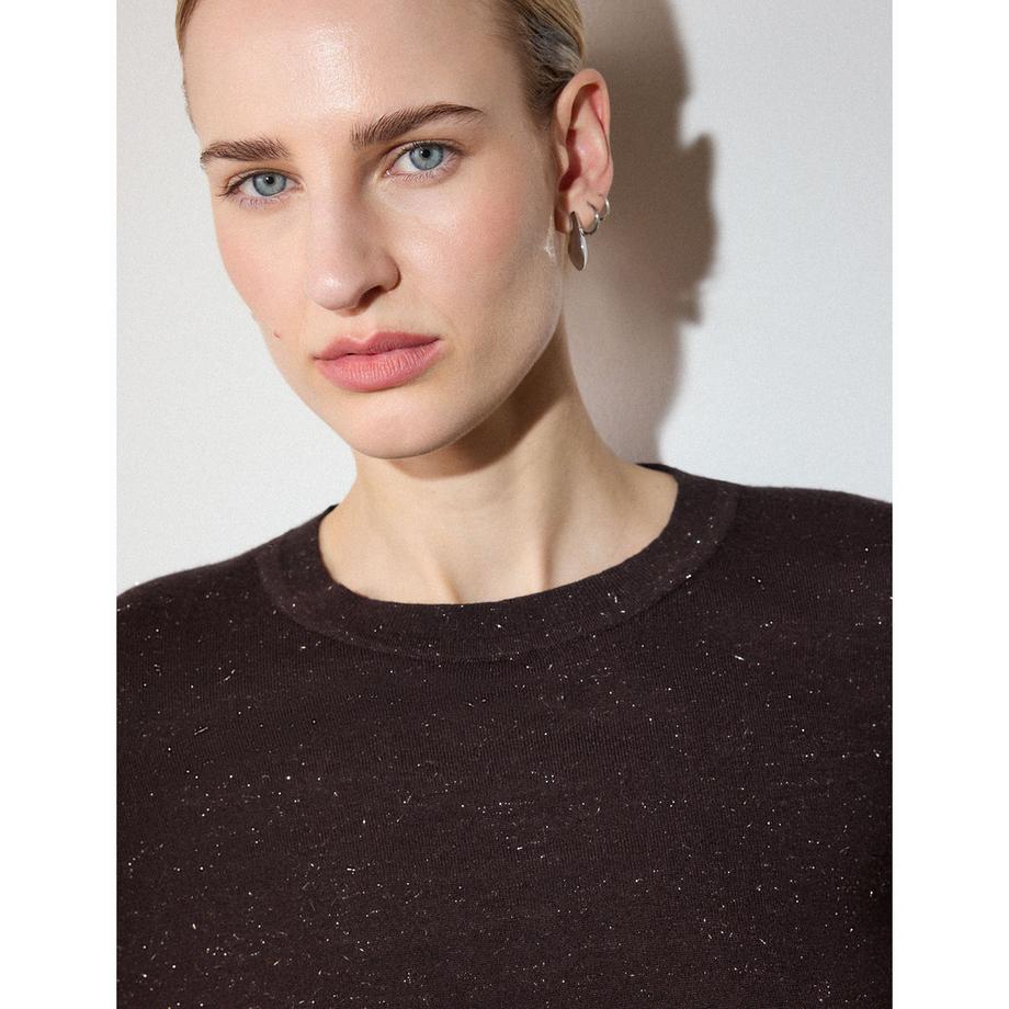 Whistles Pullover Annie Sparkle à ourlet asymétrique  