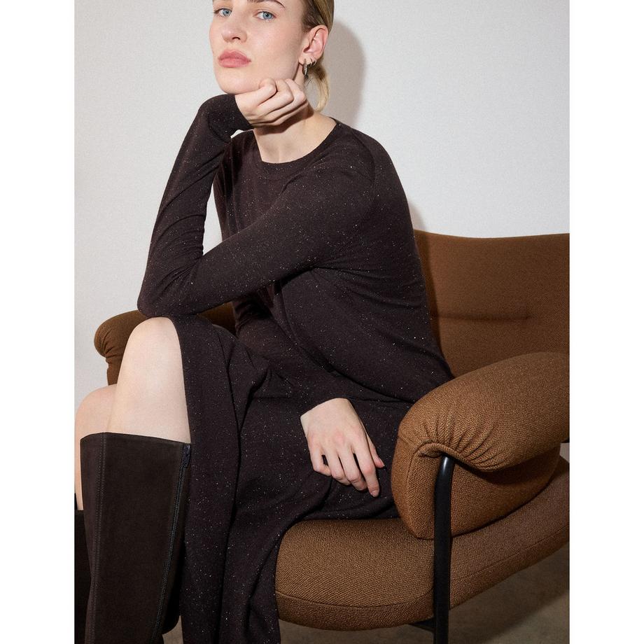 Whistles Pullover Annie Sparkle à ourlet asymétrique  