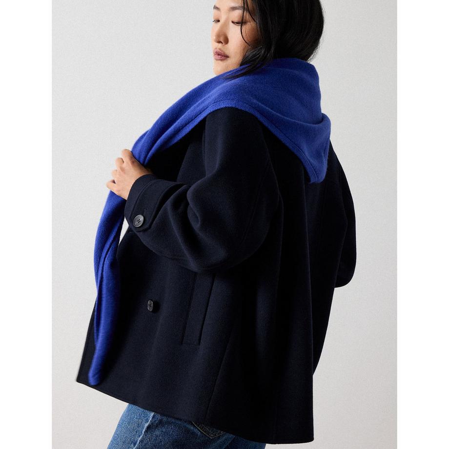 Whistles Manteau Double Breasted Pea  
