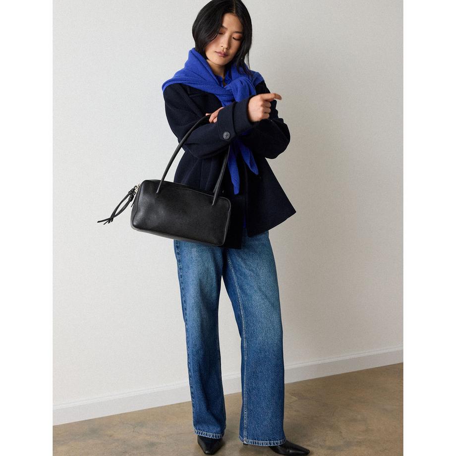 Whistles Manteau Double Breasted Pea  