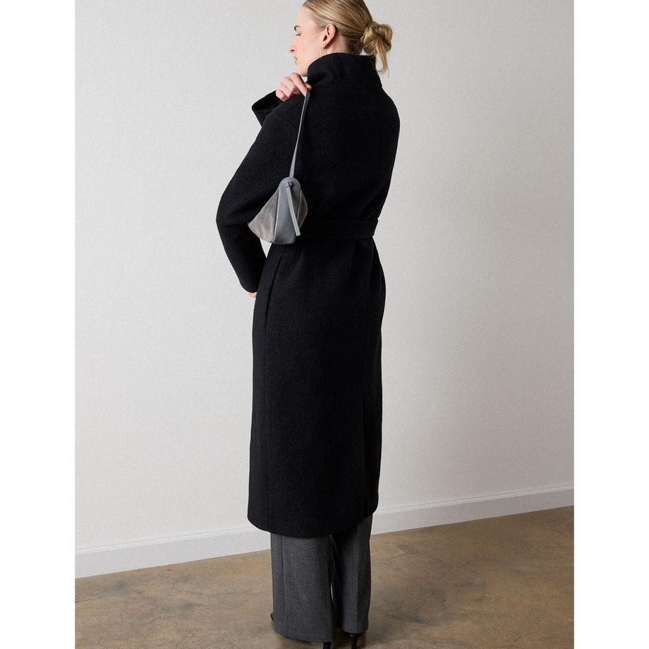 Whistles Morgana Wool Funnel Manteau Long  
