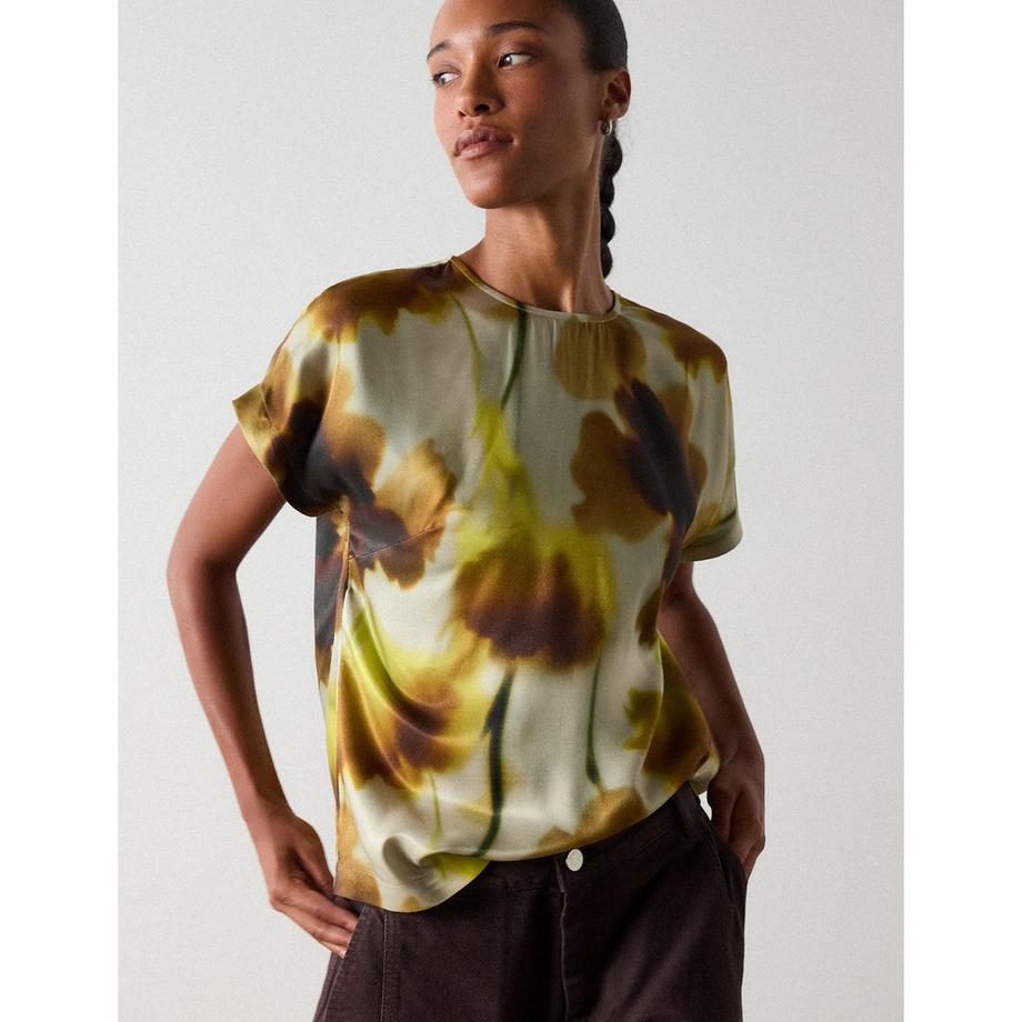 Whistles Floral Stem Chemisier  
