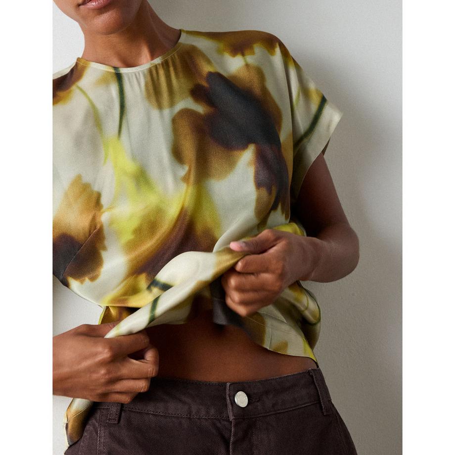 Whistles Floral Stem Chemisier  