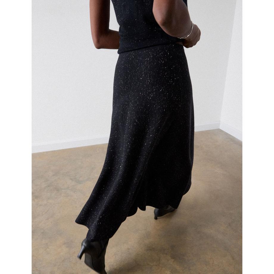 Whistles Annie Sparkle Rock mit asymmetrischem Saum  