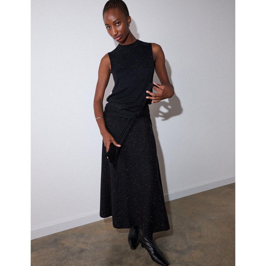Whistles Annie Sparkle Rock mit asymmetrischem Saum  