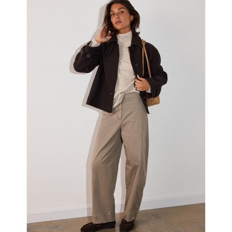Whistles Cashmere Seam Roll Pull col roulé  