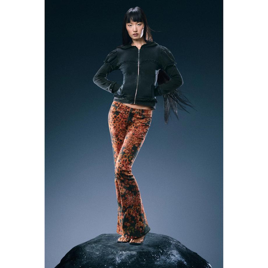 Desigual Felpa con cappuccio arricciata  