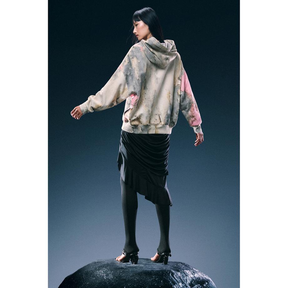 Desigual Bedruckter Kapuzenpullover  
