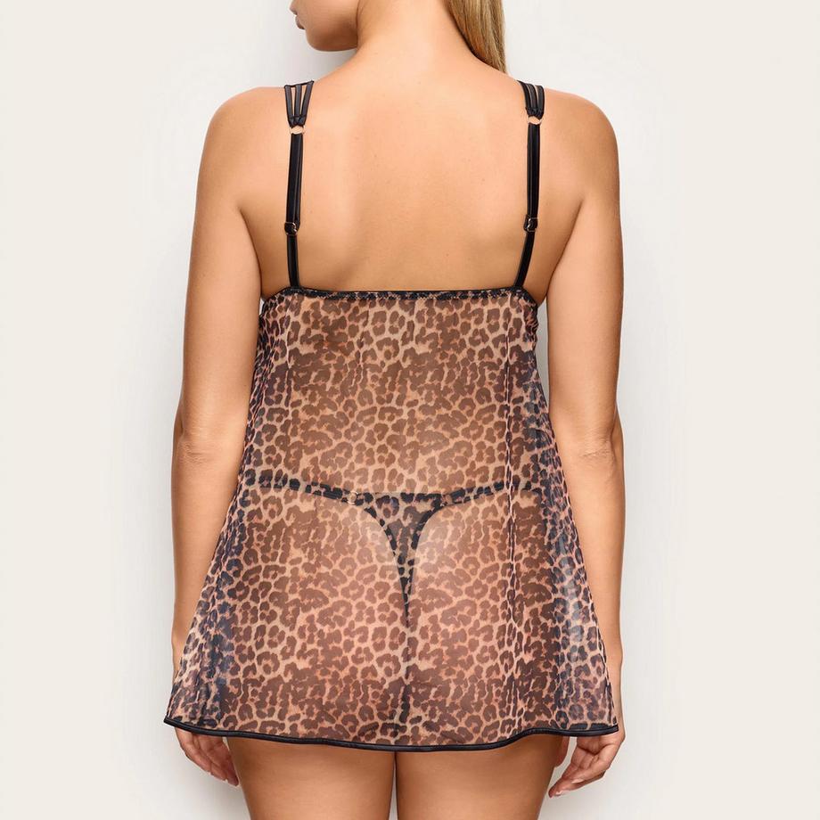 Yamamay Babydoll a stampa leopardo  
