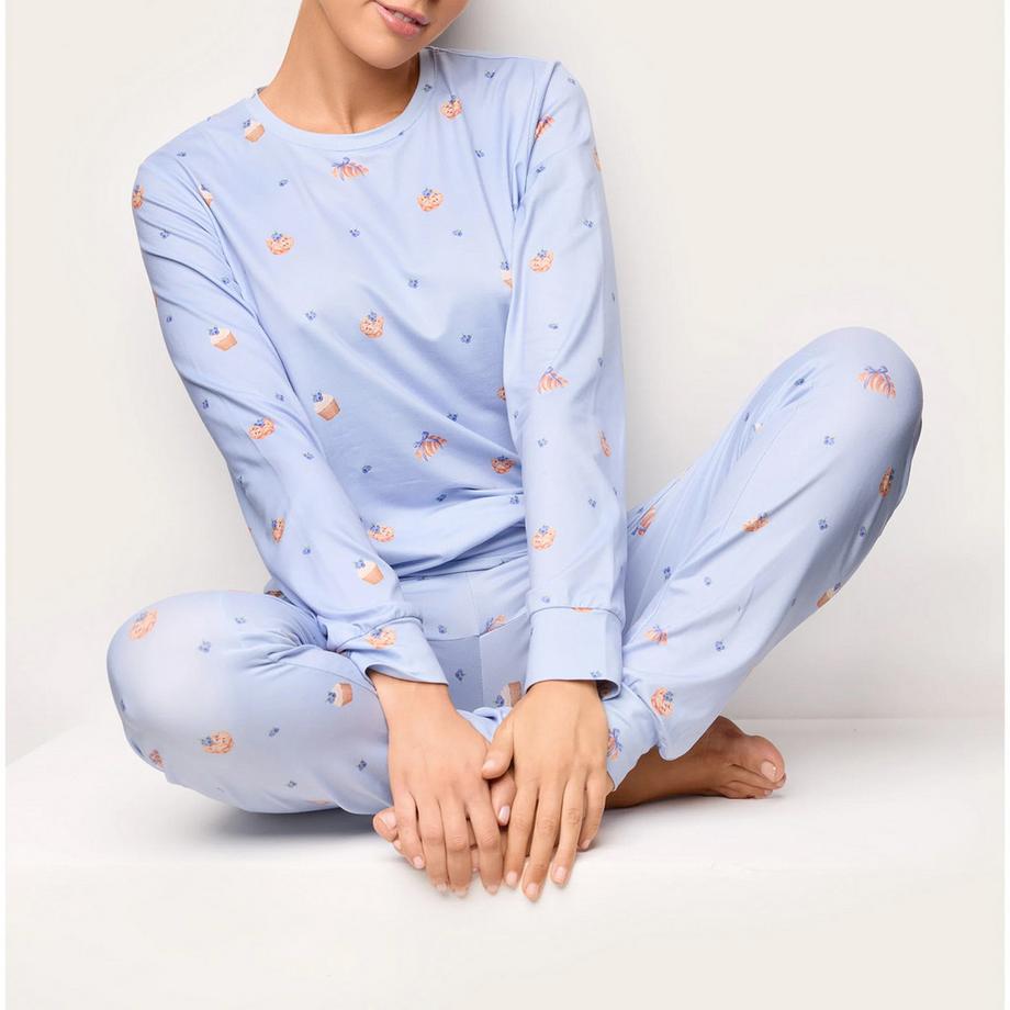 Yamamay Pigiama stampato con maniche lunghe e pantaloni  