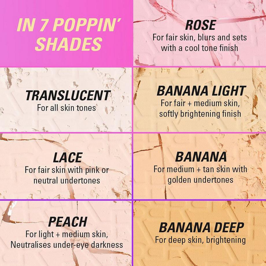 Revolution  Powder Pops Instant Blur Setting Powder Translucent 