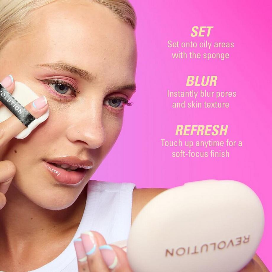 Revolution  Powder Pops Instant Blur Setting Powder Translucent 
