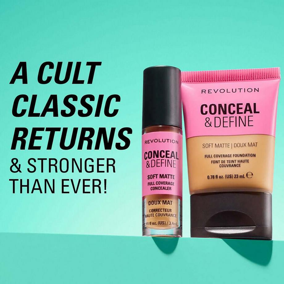 Revolution  Conceal and Define Full Coverage Concealer  